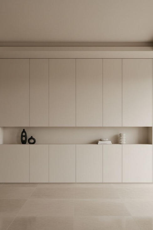 The Hidden Lighting Trick That Makes Beige Storage Look Expensive