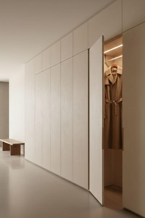 Instant Calm: Seamless Hallway Coat Storage | Quiet Luxury Entryway